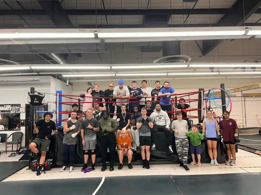 Adult boxing class at Legacy Boxing & Combat Sports Academy