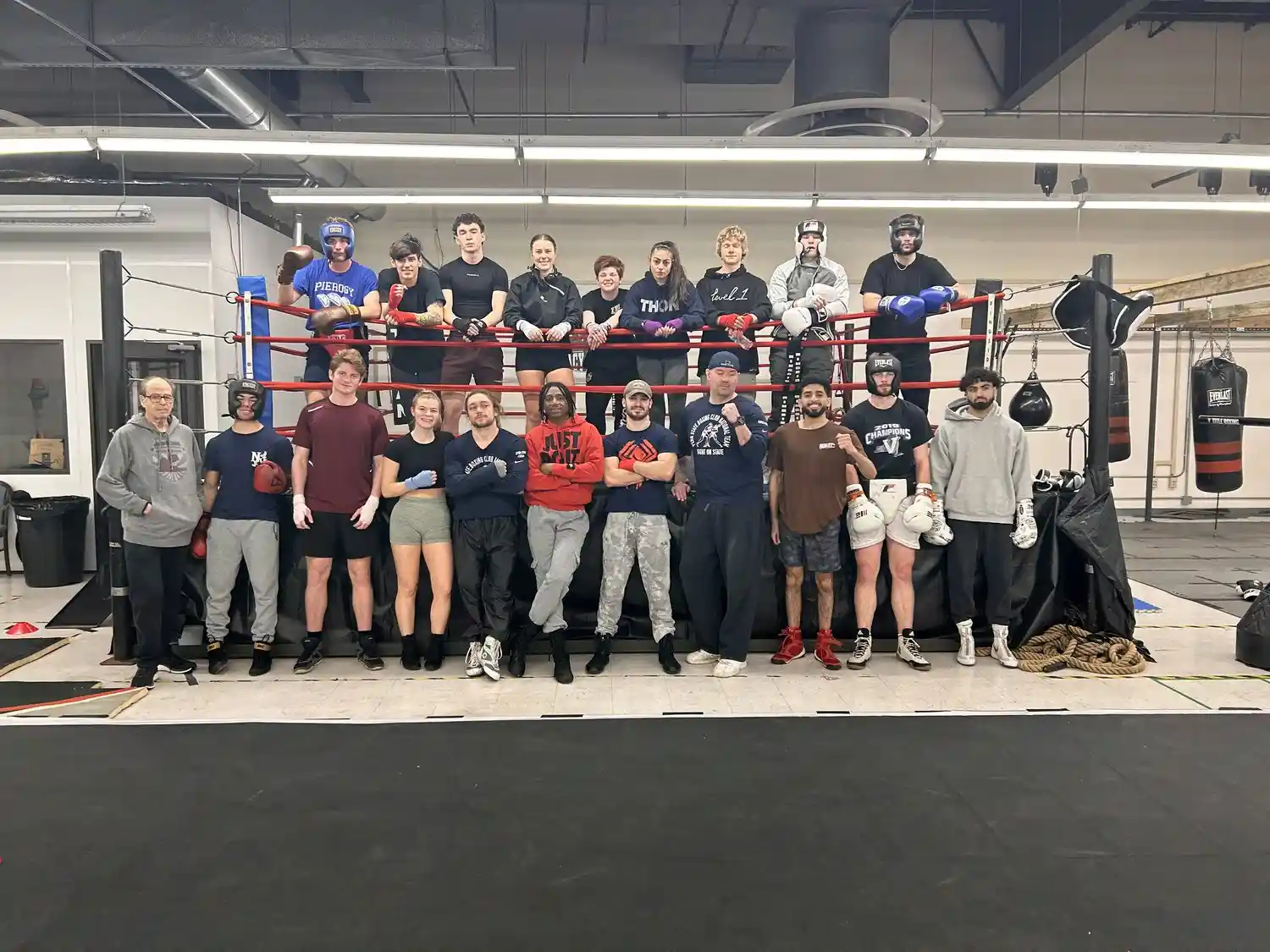 Team group photo of Legacy Boxing & Combat Sports Academy